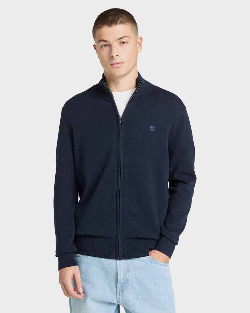 Poleron Cotton Full Zip Sweater Hombre 3725