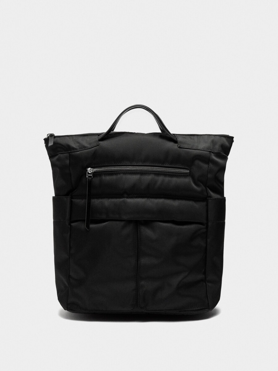 Mochila De Nylon Para Portátil 13" negro