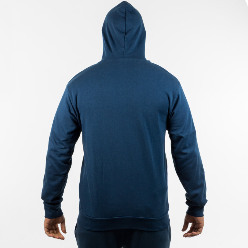 Diadora Men's Hoodie with zip PRINT- NAVY Marino