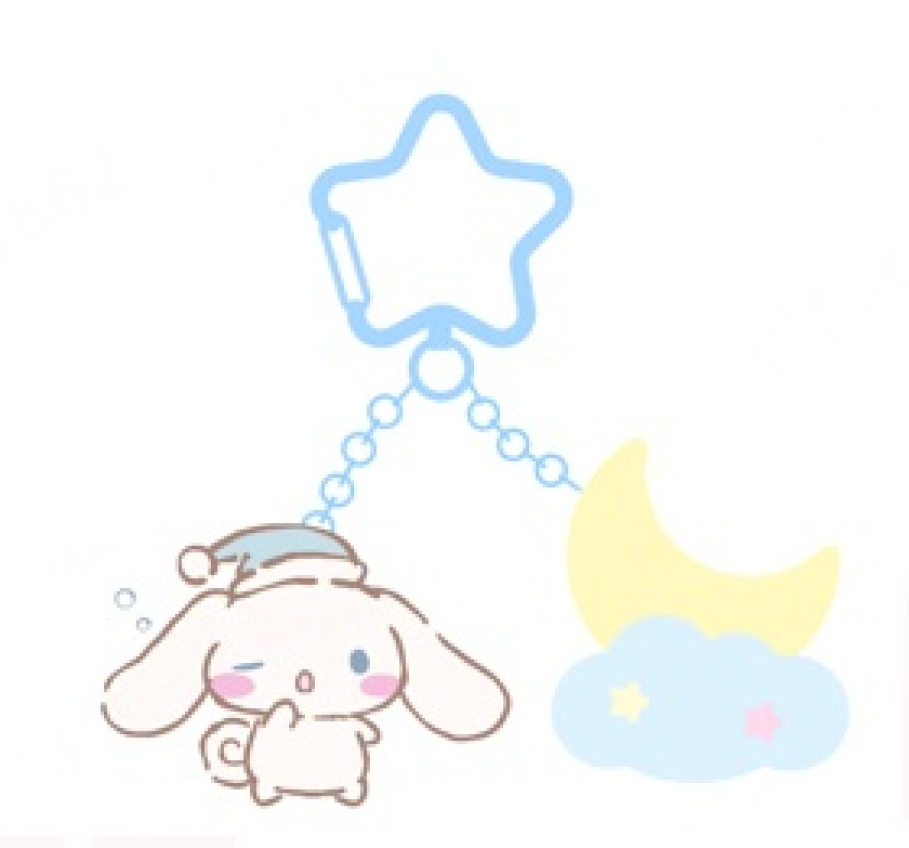 Llavero LED Sanrio - celeste 