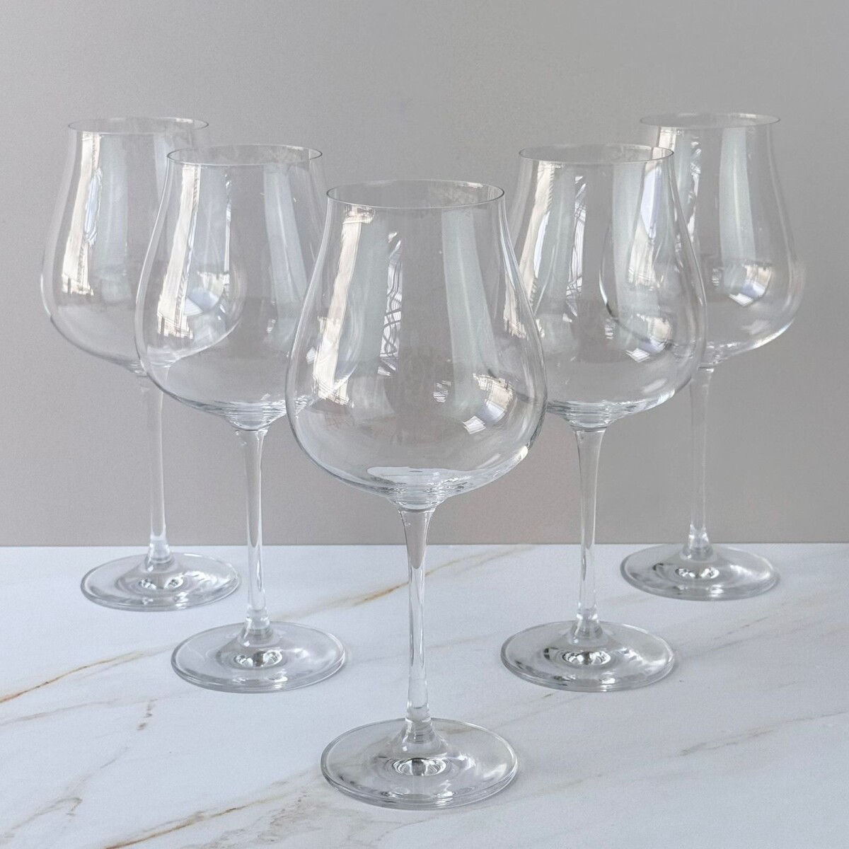 Juego de 6 Copas para Vino de Vidrio 725ML 