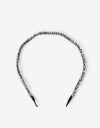 Vinchas Rígidas Strass Vincha Rígida Wavy - Plateado Hematite