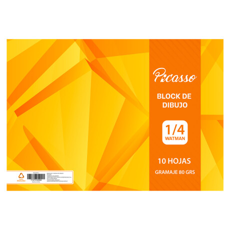 Block de dibujo 1/4 Watman Picasso 80gr Block de dibujo 1/4 Watman Picasso 80gr