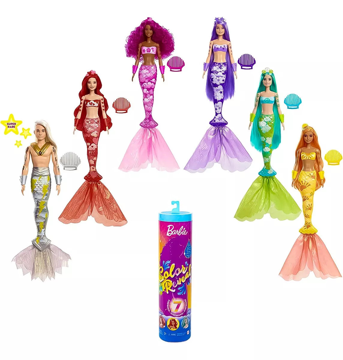 Muñeca Barbie Color Reveal Sorpresa C/ Accesorios - 1 