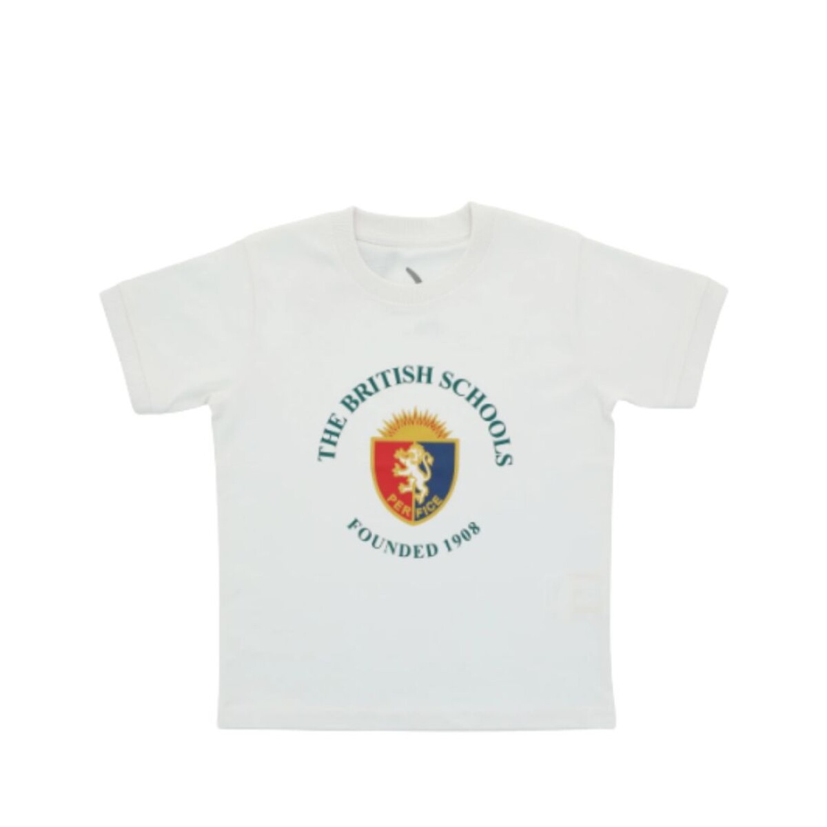 Tshirt manga corta British Blanco