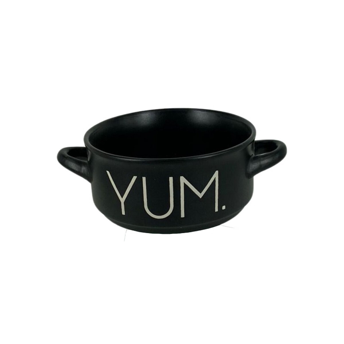bowl recto con asas YUM 11.5x5.3 cms. 
