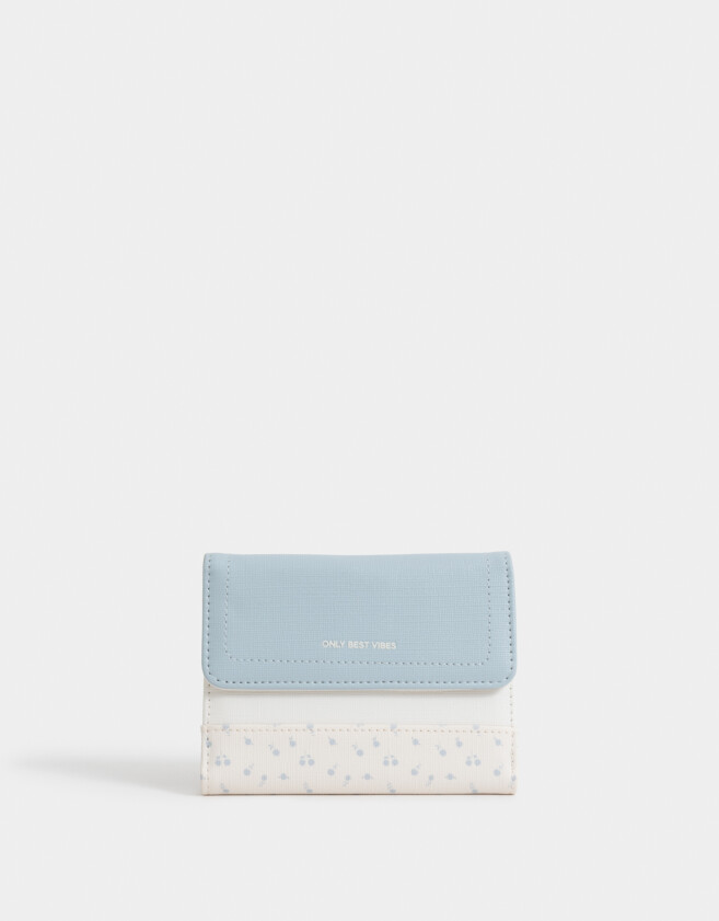 Billetera Estampados Billetera Cuerina Colorblock - Combinacion Tricolor