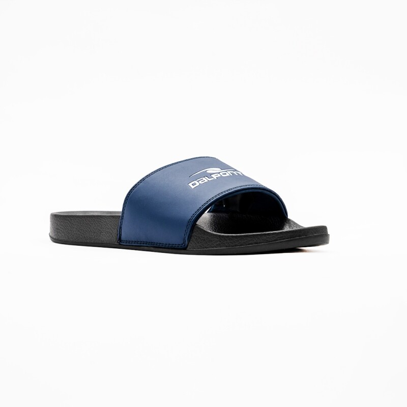 SLIDES MEN NEGRO/BLANCO AZUL MARINO/BLANCO
