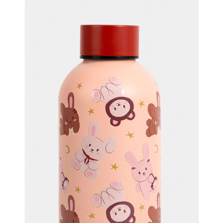 Botella De Acero Inoxidable De 350 Ml Rosa Claro
