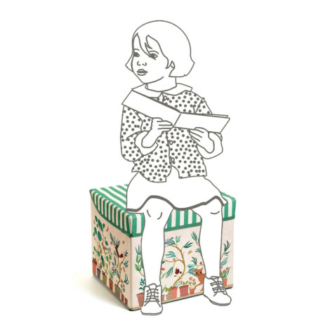 Baul de Juguetes Djeco hasta 30 kg Jardin