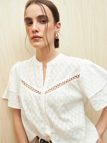 CAMISA ALLIE BRODY BLANCO