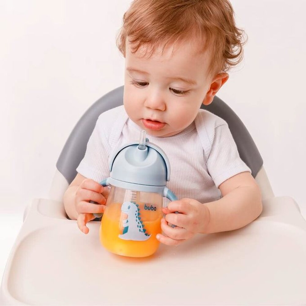 Vaso BUBA anticolico sorbito DINO dino celeste clasico