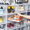 Caja zapatera apilable para ordenar zapatos dura Transparente