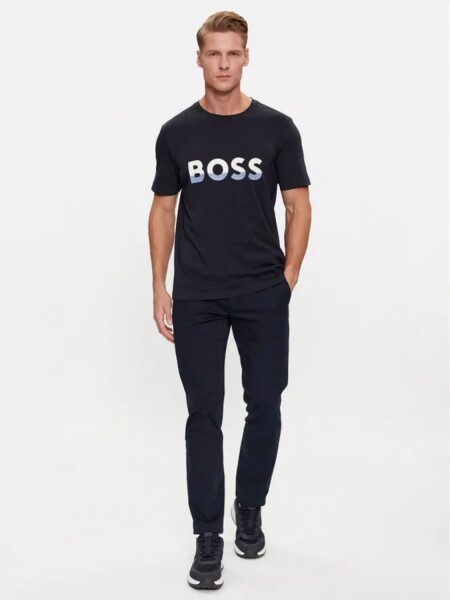 BOSS -Remera de algodón con logo, regular fit, TEE 1 0