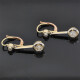 Caravanas En Oro 18K Y Brillantes Caravanas En Oro 18K Y Brillantes