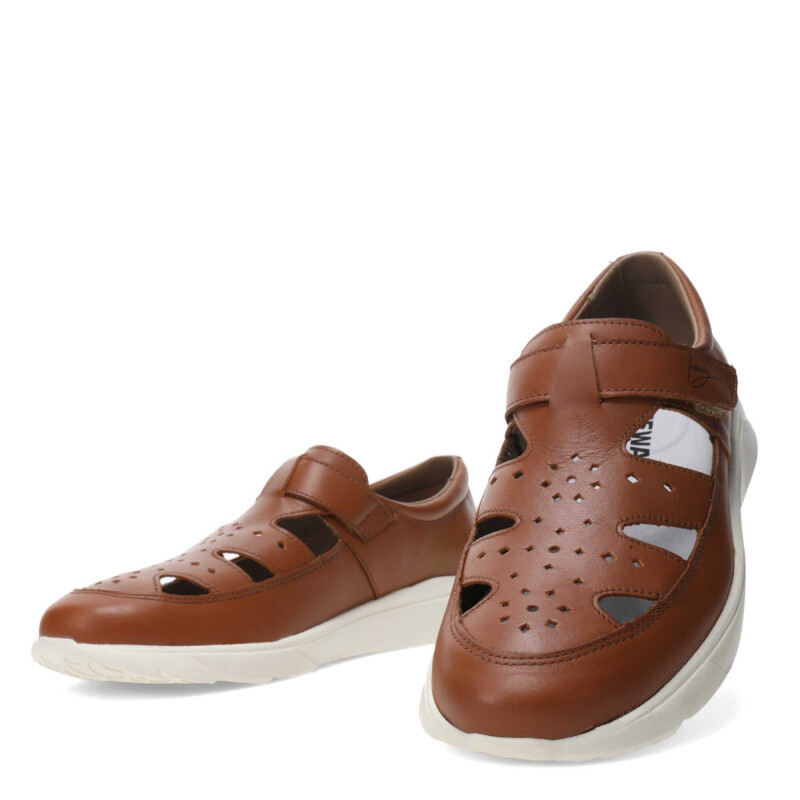 Sandalias de Mujer Freeway Casual Marrón Coñac