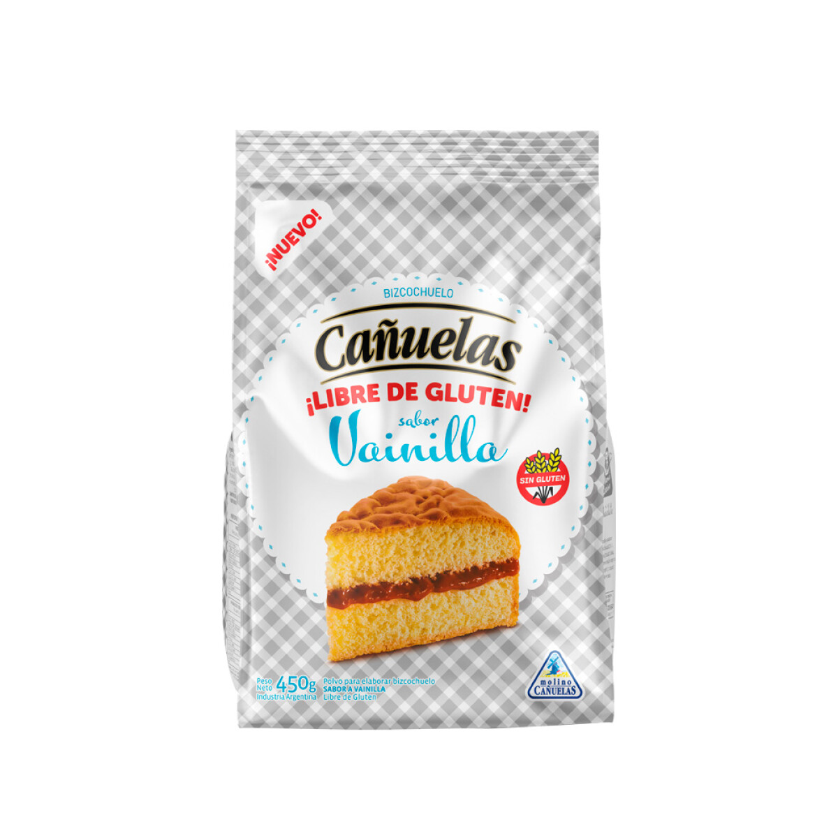 Bizcochuelo de vainilla Cañuelas 