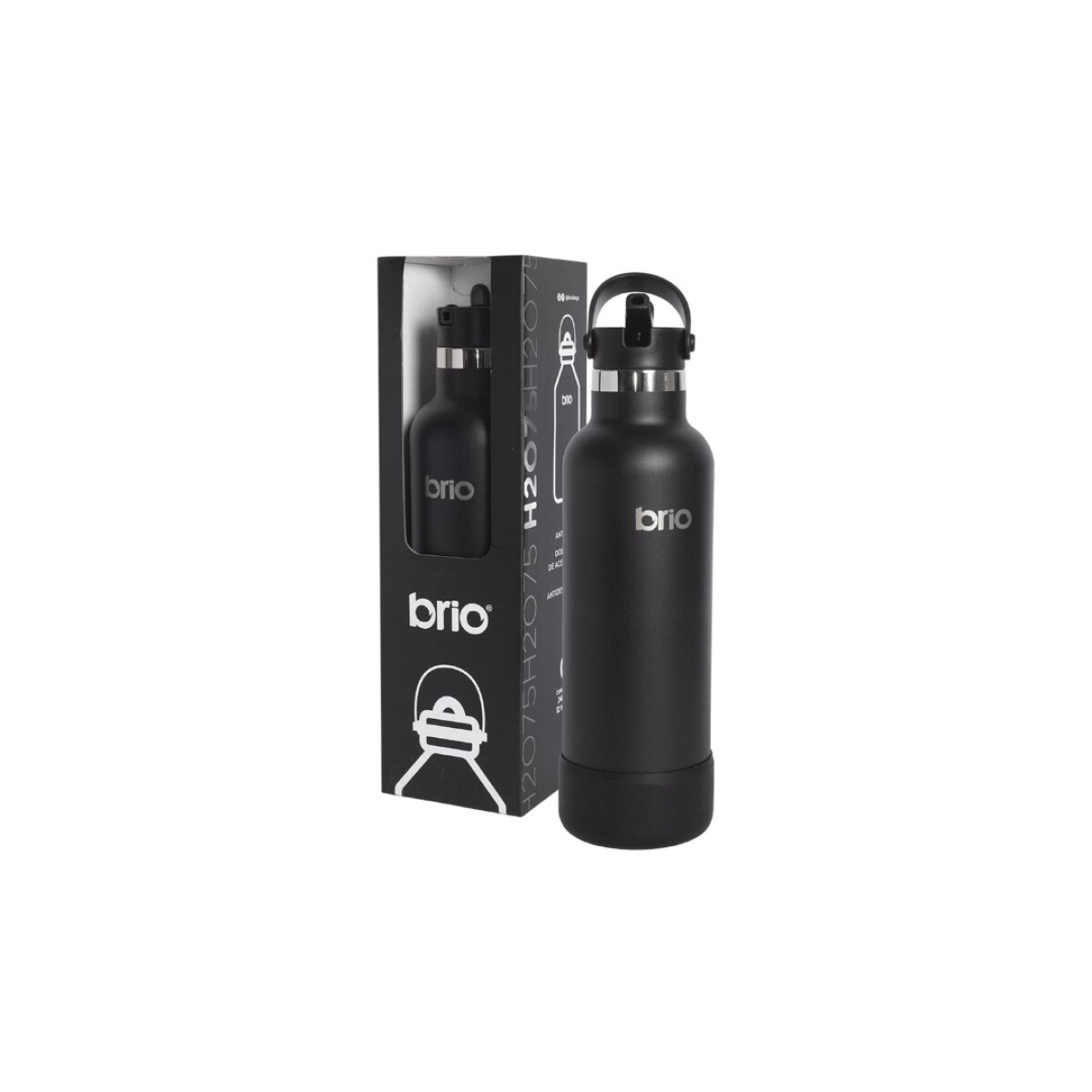 BOTELLA TERMICA 750ML BRIO - NEGRO 