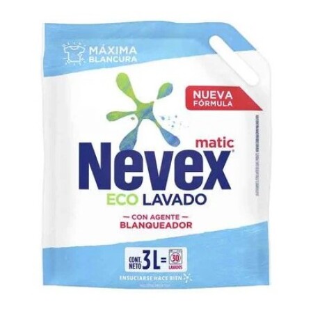 Nevex jabón líquido doypack ecolavado 3 L Nevex jabón líquido doypack ecolavado 3 L