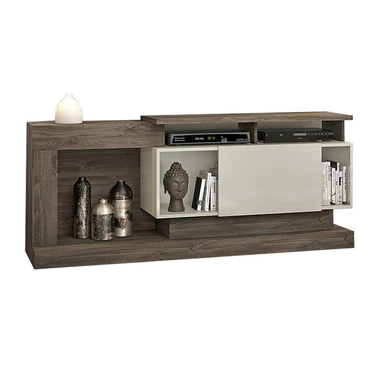 Rack aparador para tv o audio con ruedas 