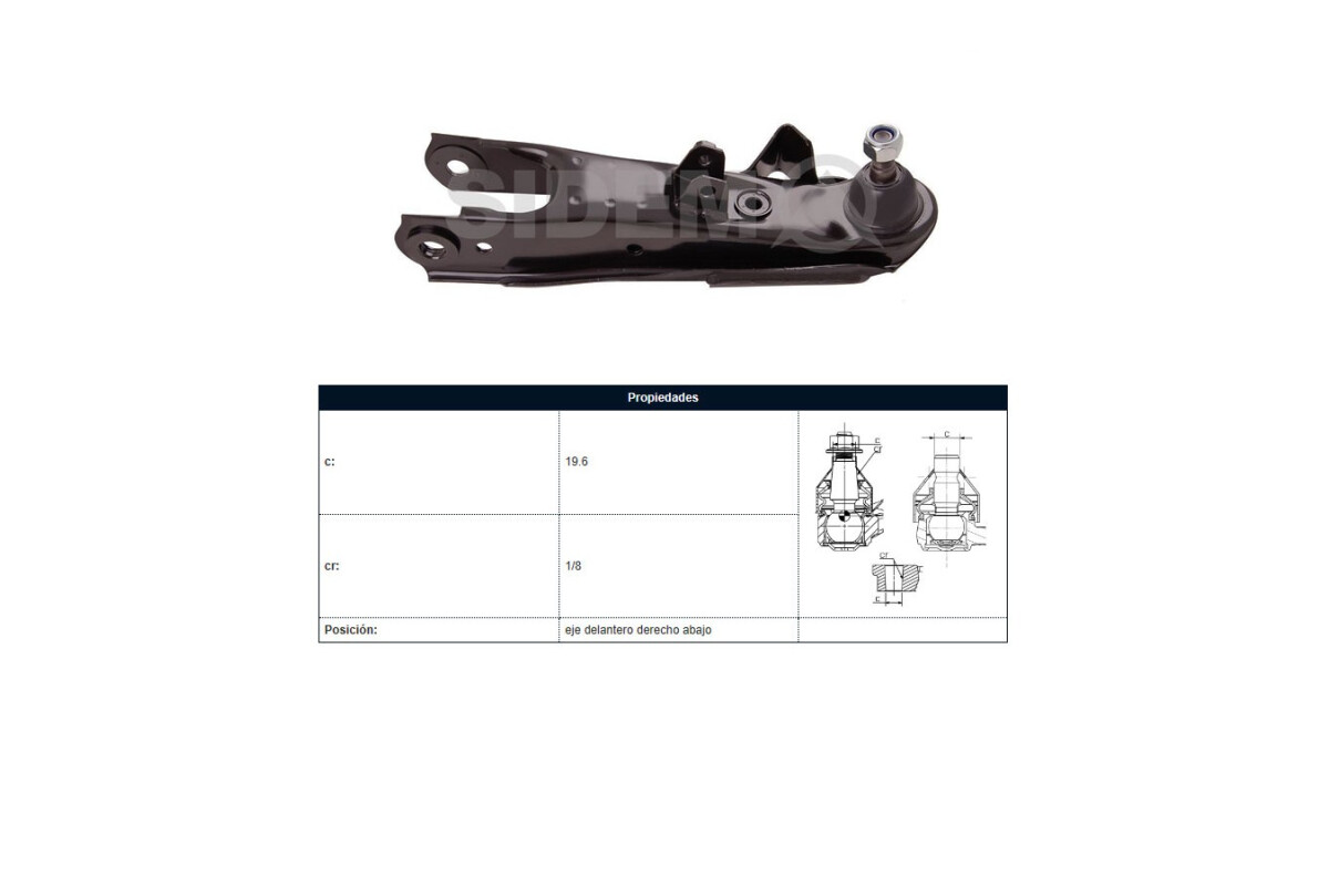 Parilla De Suspension Delantera Nissan D22 96-25 Der Parilla De Suspension Delantera Nissan D22 96-25 Der