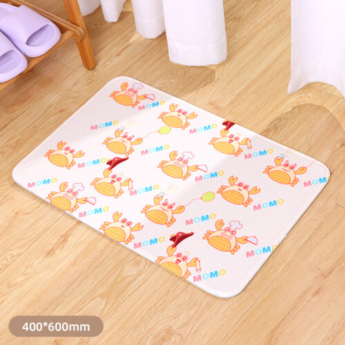 Alfombra Para El Baño - Cangrejitos Alfombra Para El Baño - Cangrejitos