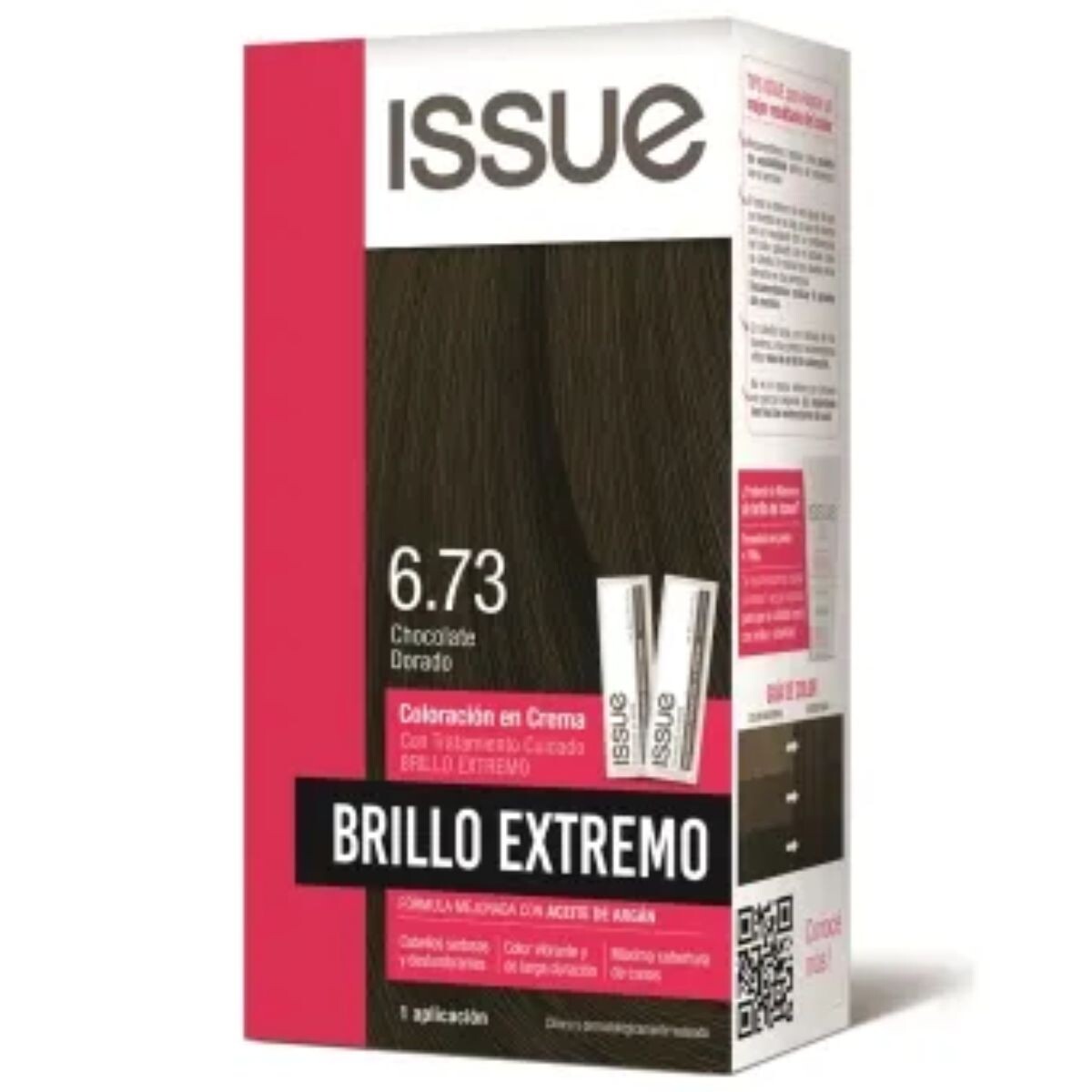 Tinta Issue Brillo Extremo Kit Castaño Chocolate Dorado 6.73 