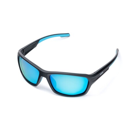Lentes de Sol Arye Polarizados Armazón Negro Mate Mate Azul
