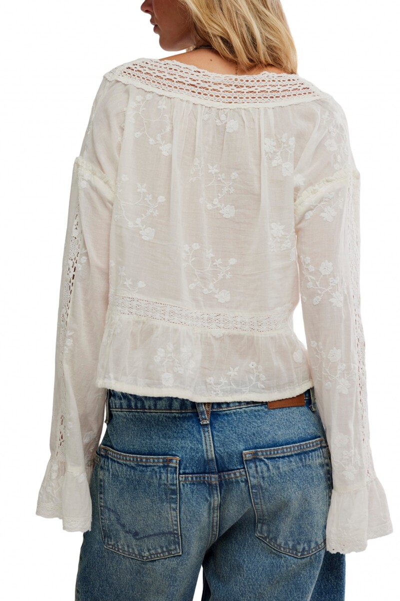 BLUSA SWEET LOVE Marfil