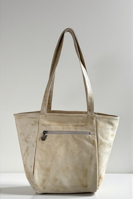 Cartera EIRA Natural Con Crocco Y Arte Cartera EIRA Natural Con Crocco Y Arte