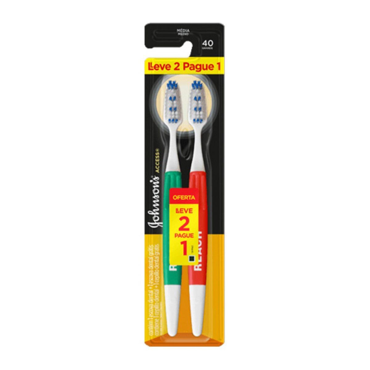 REACH ACCESS CEPILLO MEDIO PROMO 2X1 UNI 