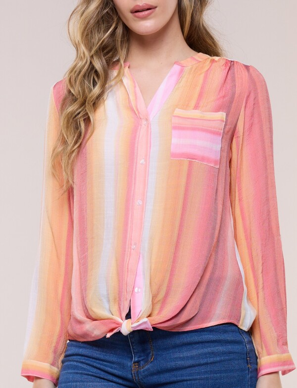 Blusa Nudo CORAL/MULTI