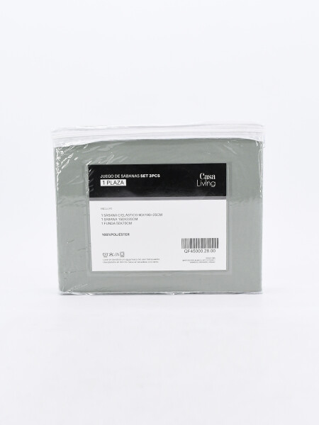 JUEGO DE SABANAS WASH OLIVA