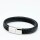Pulsera cuero Negro