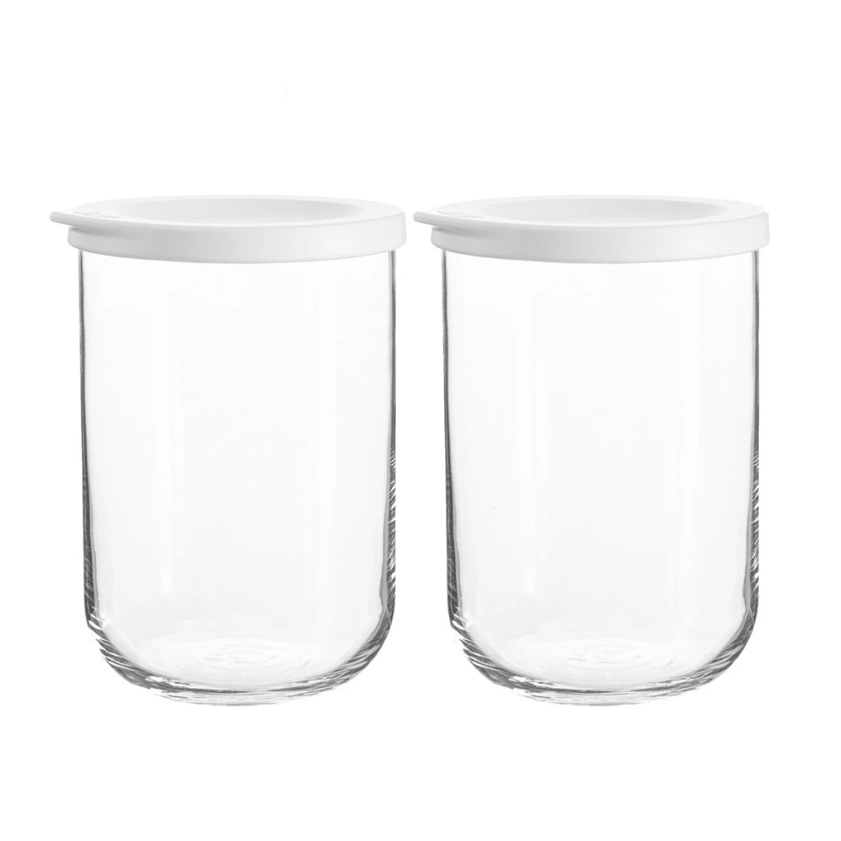 SET X2 RECIPIENTE 1000CC/D10CM C/TAPA BLANCA DUO LAV 