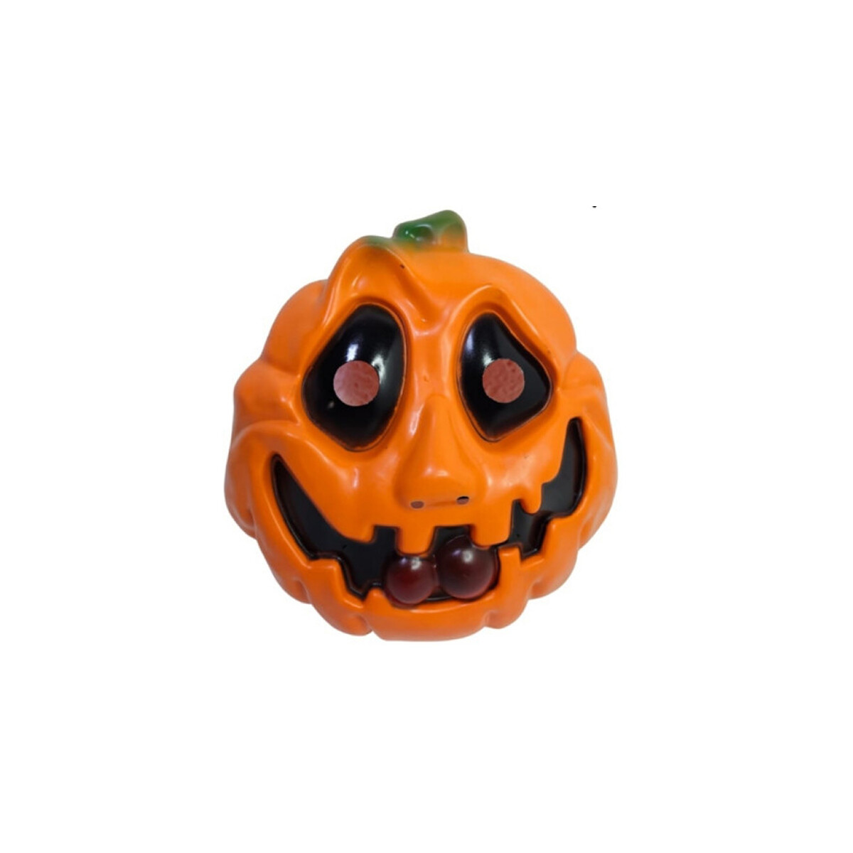 Máscara calabaza Halloween terrorífica - Naranja 