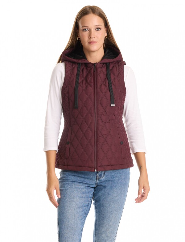 Chaleco Abrigo Capit BORDEAUX