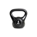 PESA RUSA RECUNIERTA PVC 6KG NEGRO