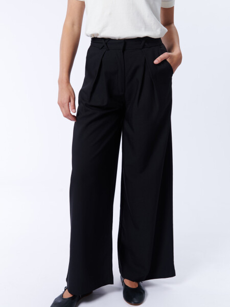 Pantalón de vestir pinzado Negro