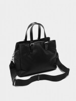 Bolso Tote De Nylon negro