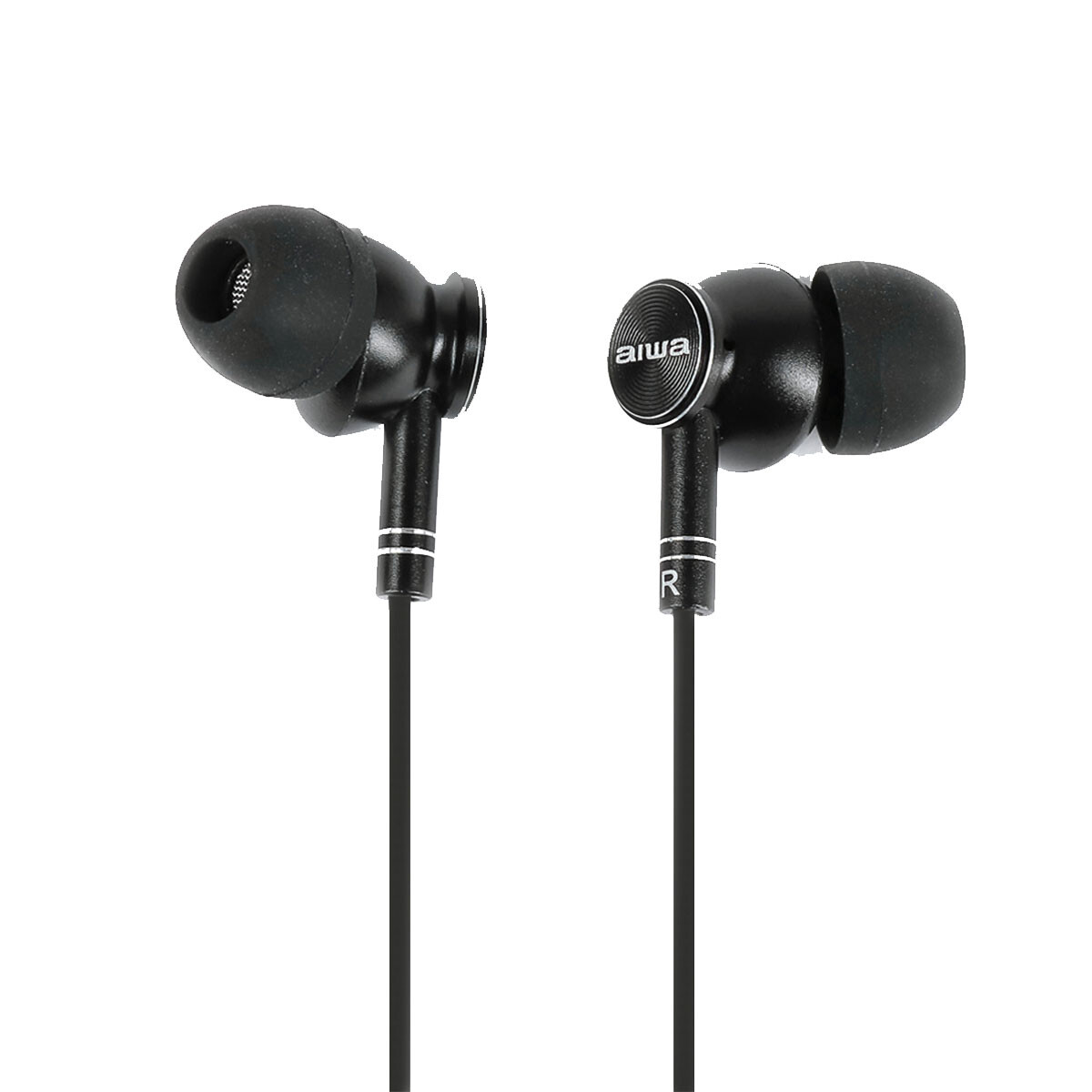 Auriculares In Ear Aiwa Awf1b Negro 