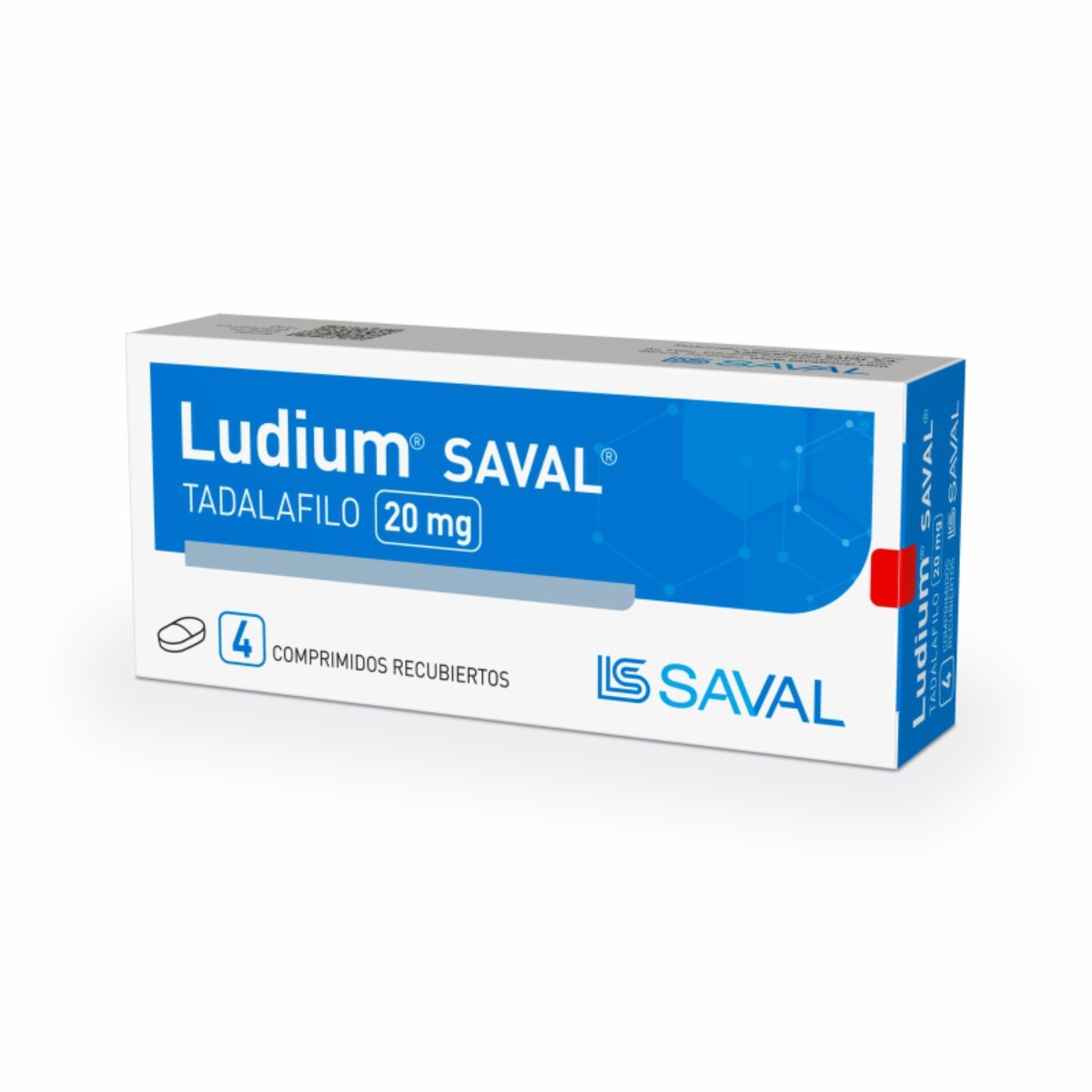 LUDIUM 20 MG. CJ X 4 COMP. REC. 