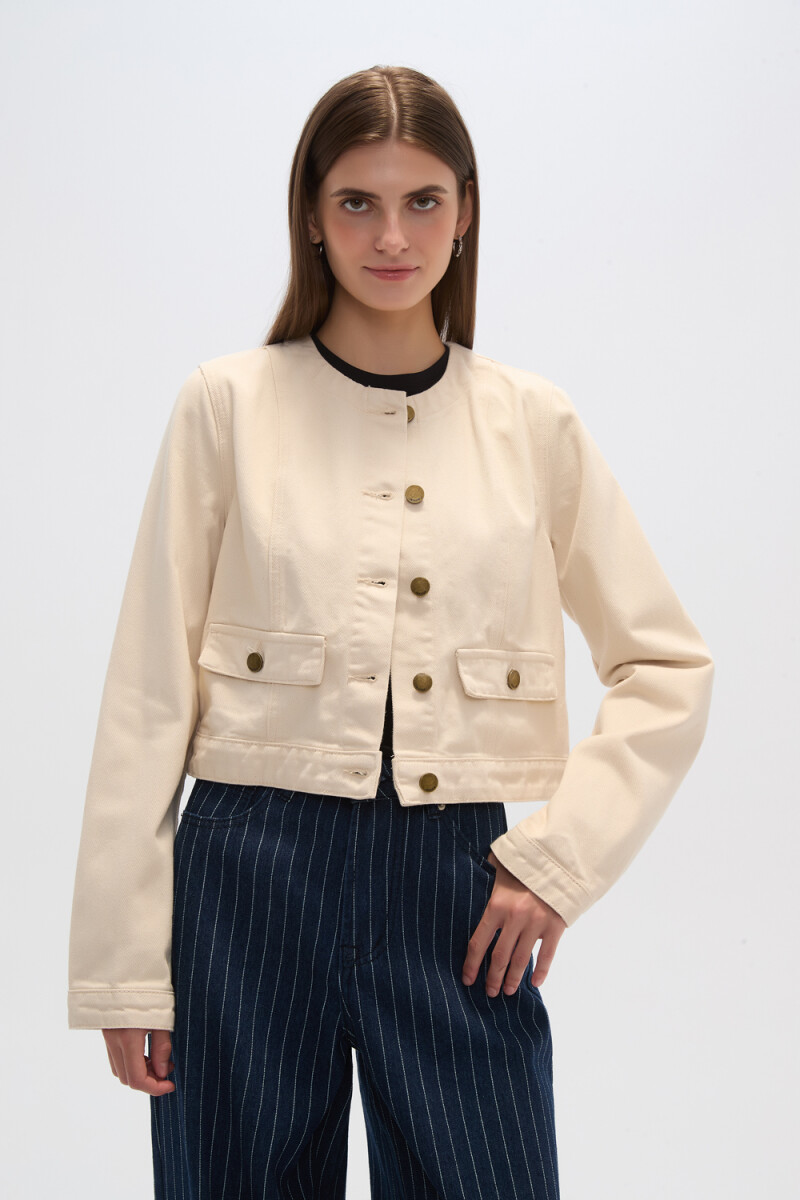 Chaqueta Yale - Crudo / Natural 