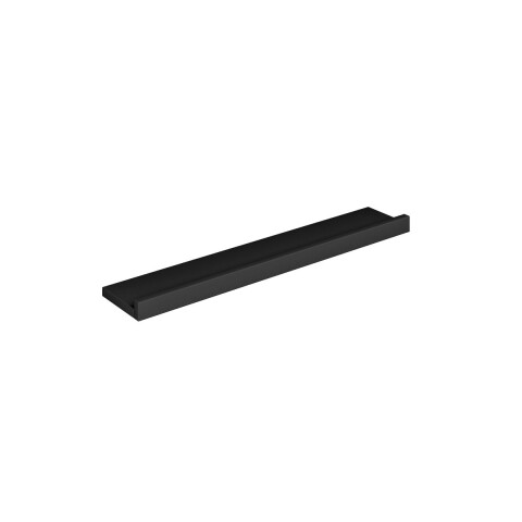 PQ1040 Repisa De Mdp Marco 10x40x1.5 Cm Resiste 15 Kgs - Negro