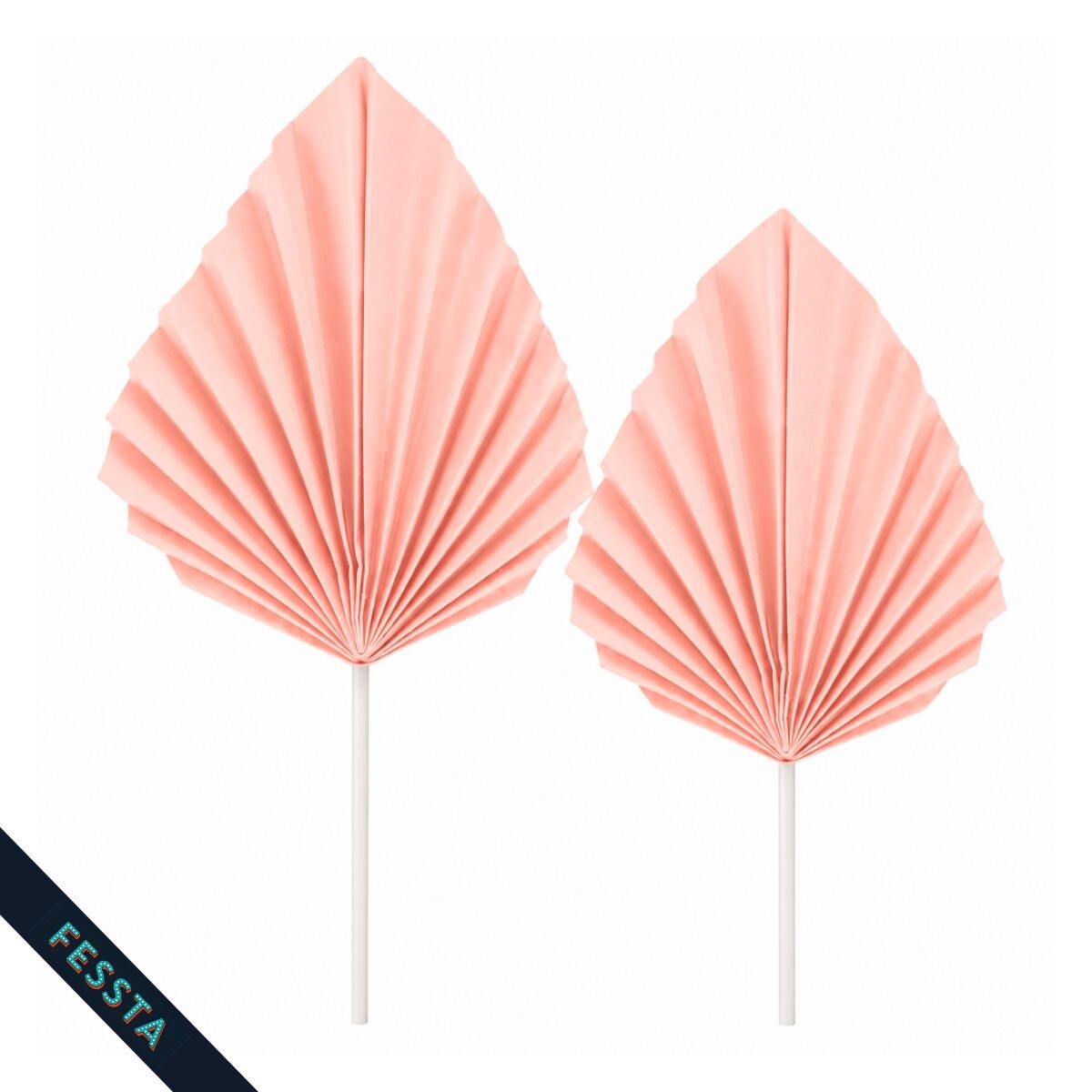 Topper Abanico de Papel - Durazno 
