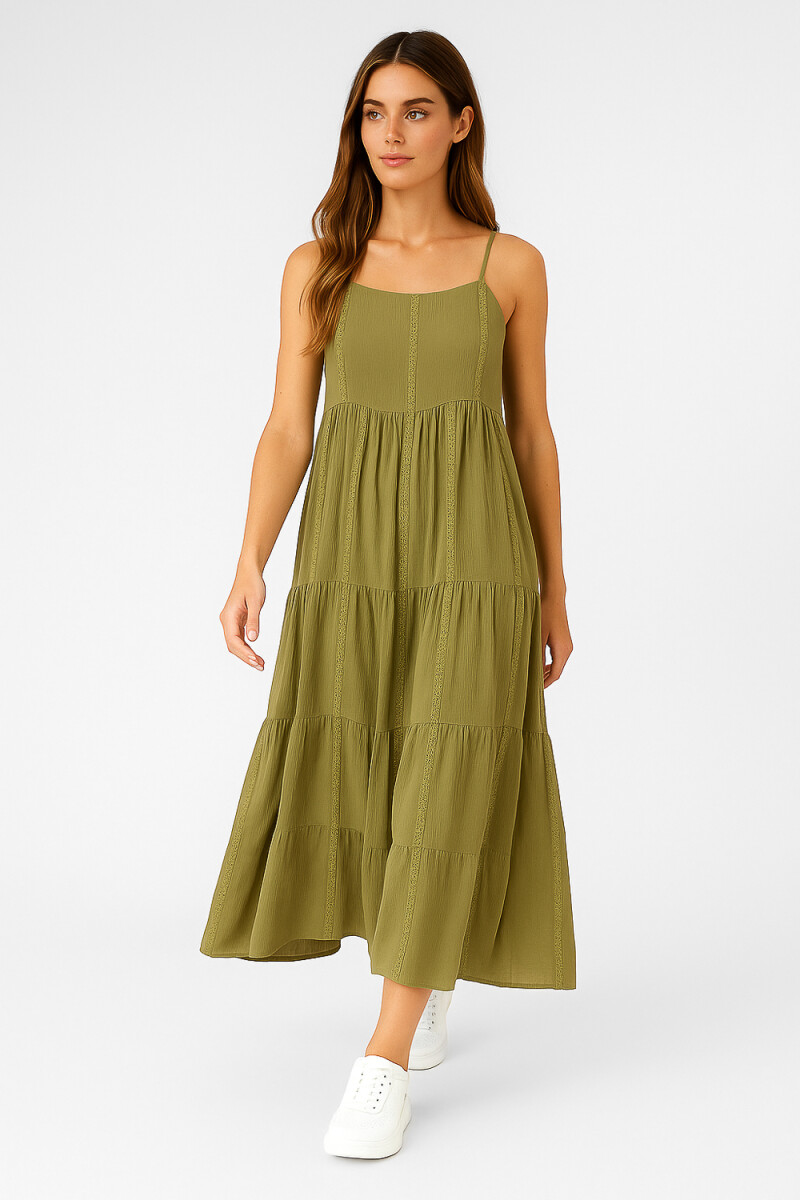 Vestido Sival - Verde Oliva 