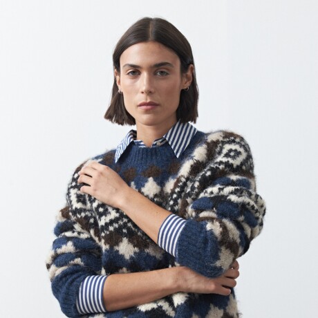 SWEATER SIRO Azul Oscuro