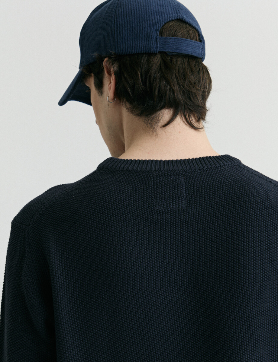 470982 SWEATER HARRY Azul Oscuro
