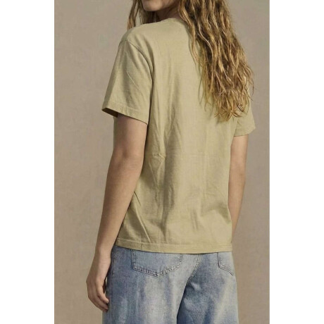 Remera Algodon Lavado Pistacho