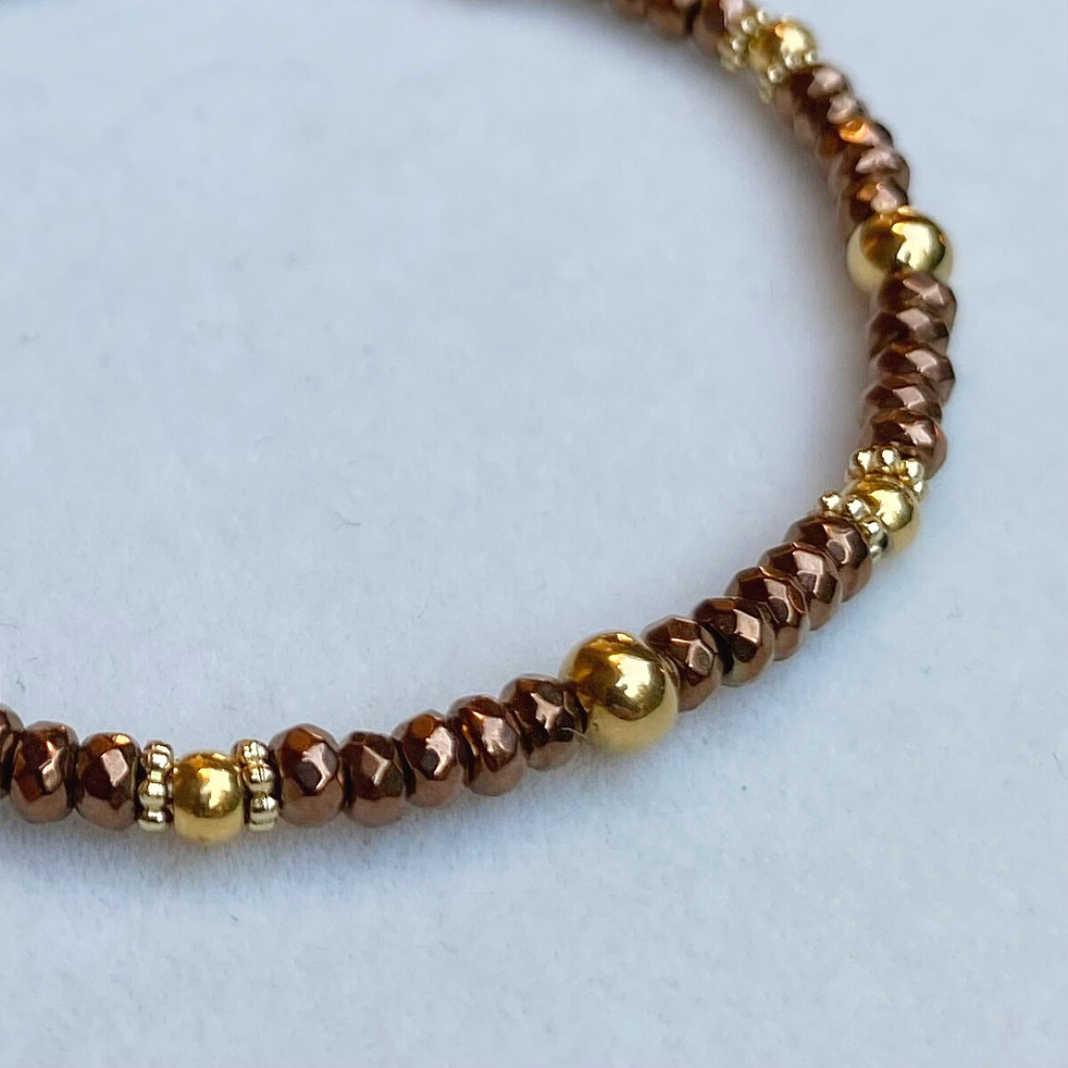 Pulsera HAWAI en acero y hematita 